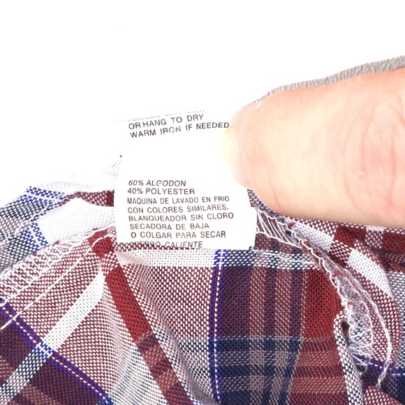 VTG ELY Cattleman Plaid Shirt Men's XL Western Cowboy Pearl Snap Wrinkle Vintage - Picture 7 of 16